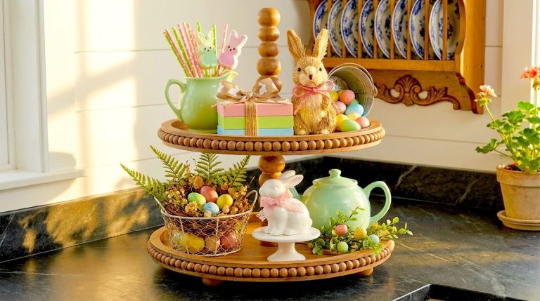 11+ Viral Easter Tiered Tray Ideas You’ll Obsess Over This Spring